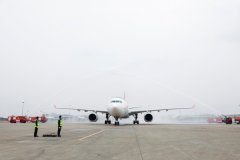 國際快遞價格查詢-“水門”迎英雄！川航接回最后一批四川援鄂醫療隊（附圖